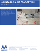 Analysis of ABC Bridge ColumntoFooting Joints With Recessed Splice Sleeve Connectors
