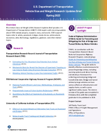 Vehicle Size and Weight Research Updates Brief Spring 2023