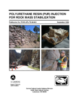 Polyurethane Resin PUR Injection for Rock Mass Stabilization
