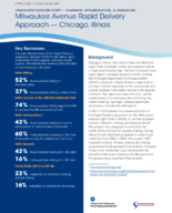 Milwaukee Avenue Rapid Delivery Approach  Chicago Illinois