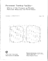 Pavement testing facility  effects of tire pressure on flexible pavement response performance
