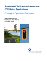 Accelerated VehicletoInfrastructure V2I Safety Applications Concept of Operations Document 201205