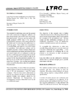 Long term evaluation and identification of the proper testing program for ASTM Class C fly ash stabilized soils  technical summary