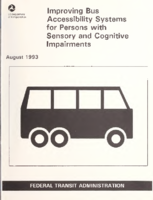 Improving Bus Accessibility Systems for Persons With Sensory and Cognitive Impairments