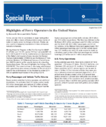 Highlights of the 2010 National Census of Ferry Operators in the United States