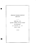Interstate Commerce Commision Report of the Accident  Investigation Occuring on the ILLINOIS CENTRAL RAILROAD COMPANY SHREVEPORT LA
