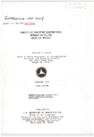 Energy Use and Other Comparisons Between Diesel and Gasoline Trucks