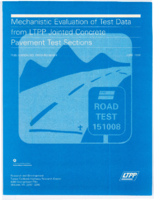 Mechanistic Evaluation of Test Data From LTPP Jointed Concrete Pavement Test Sections