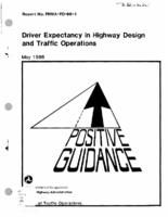 Driver expectancy in highway design and traffic operations