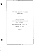 Interstate Commerce Commision Report of the Accident  Investigation Occuring on the CAMAS PRAIRIE RAILROAD GRANGEVILLE IDAHO