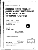 Proposed control tower and cockpit visibility readouts based on an airportaircraft information flow system