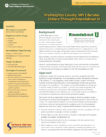 Washington County MN Educates Drivers Through Roundabout U
