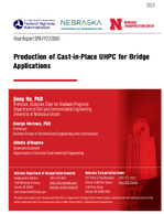 Production of CastinPlace UHPC for Bridge Applications