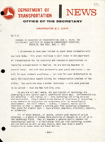 Remarks by Secretary of Transportation John A Volpe The Polytechnic Institute of Brooklyn Commencement Exercises