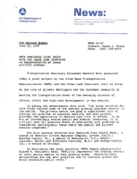 UMTA Announces Joint Study With The Urban Land Institute On Transportation At Urban Activity Centers