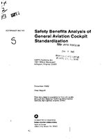 Safety Benefits Analysis of General Aviation Cockpit Standardization