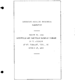 Interstate Commerce Commision Report of the Accident  Investigation Occuring on the LOUISVILLE AND NASHVILLE RAILROAD MT PLEASANT TN