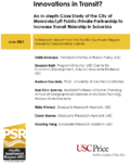 Innovations in Transit An InDepth Case Study of the City of MonroviaLyft PublicPrivate Partnership to Increase Transit Ridership in Suburbia