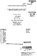 Plutonium Solution Storage in Plastic Bottles Operational Experience and Safety Issues