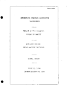 Interstate Commerce Commision Report of the Accident  Investigation Occuring on the UNION PACIFIC RAILROAD RIGBY IDAHO