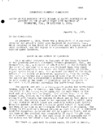Interstate Commerce Commision Report of the Accident  Investigation Occuring on the ATLANTIC COAST LINE RAILROAD FORRESTER FL