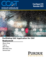 Facilitating UAV Application for CAV Deployment