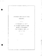 Interstate Commerce Commision Report of the Accident  Investigation Occuring on the SOUTHERN PACIFIC RAILROAD SUTHERLIN OREG