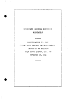 Interstate Commerce Commision Report of the Accident  Investigation Occuring on the NEW YORK CENTRAL RAILROAD TERRE COUPEE IN