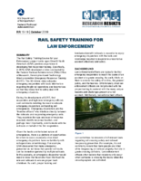 Rail Safety Training for Law Enforcement Research Results