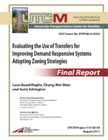 Evaluating the use of transfers for improving demand responsive systems adopting zoning strategies