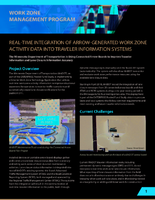 RealTime Integration of ArrowGenerated Work Zone Activity Data into Traveler Information Systems