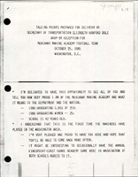 Talking Points Prepared for Delivery by Secretary of Transportation Elizabeth Hanford Dole Dropby Reception for Merchant Marine Academy Football Team