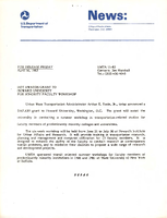 DOT Awards Grant to Howard University for Minority Faculty Workshop