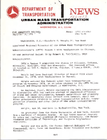 Department of Transportation News Urban Mass Transportation Administration UMTA 7690