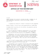 Remarks Prepared for Delivery by Secretary of Transportation William T Coleman Jr to the International Longshoremens Association