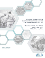 Equitable Transportation Electrification Learning Module for Civil Engineering Students