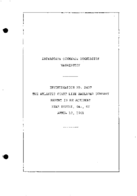 Interstate Commerce Commision Report of the Accident  Investigation Occuring on the ATLANTIC COAST LINE RAILROAD DUPONT GA