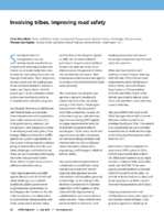 Involving tribes improving road safety