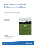 Pilots Estimation of Altitude of a Small Unmanned Aircraft System
