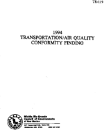 1994 Transportation Air Quality Conformity Finding