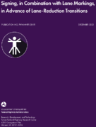 Signing in Combination with Lane Markings in Advance of LaneReduction Transitions