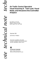 Air Traffic Control Specialist Visual Scanning II Task Load Visual Noise and Intrusions into Controlled Airspace