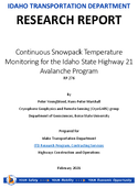Continuous Snow Temperature Monitoring for the Idaho Highway 21 Avalanche Program