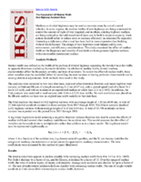 The Association Of Median Width and Highway Accident Rate