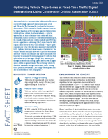 Optimizing Vehicle Trajectories at FixedTime Traffic Signal Intersections Using Cooperative Driving Automation CDA