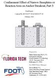 Confinement Effect of Narrow Baseplates or Reaction Area on Anchor Breakout Part 3