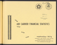 Air Carrier Financial Statistics 3rd Quarter 1976