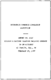 Interstate Commerce Commision Report of the Accident  Investigation Occuring on the CHICAGO AND EASTERN ILLINOIS RAILROAD JAMAICA IL