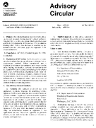 AC 00213 ADVISORY CIRCULAR CHECKLIST
