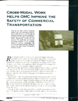CrossModal Work Helps OMC Improve the Safety of Commercial Transportation